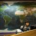 Caden Lakin, nine, dressed as Jango Fett sits at a computer in the Ann Arbor District Library on Saturday. Daniel Brenner I AnnArbor.com